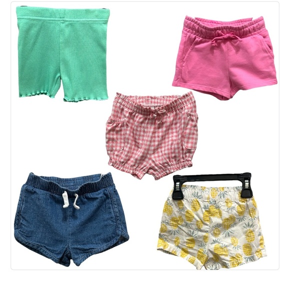 BUNDLE☀️18 Months Summer Shorts Toddler Girls Carters, Garanimals and Cat & Jack - Picture 1 of 11
